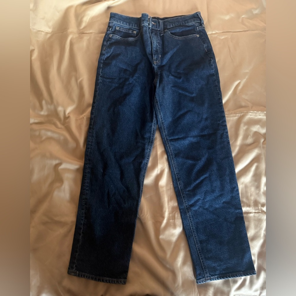 J.Crew High Rise 90's Classic Straight Jean Size 28!